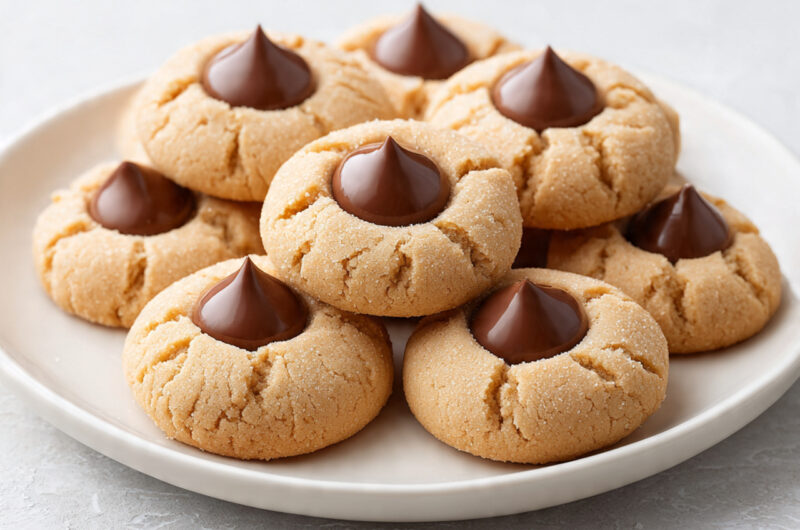 Peanut Butter Blossom Cookies