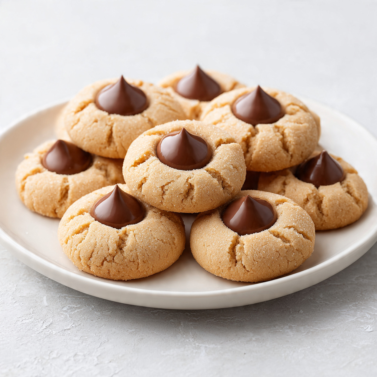 Peanut Butter Blossom Cookies
