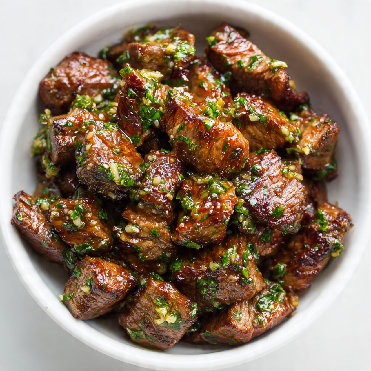 Steak Bites with Garlic Butter